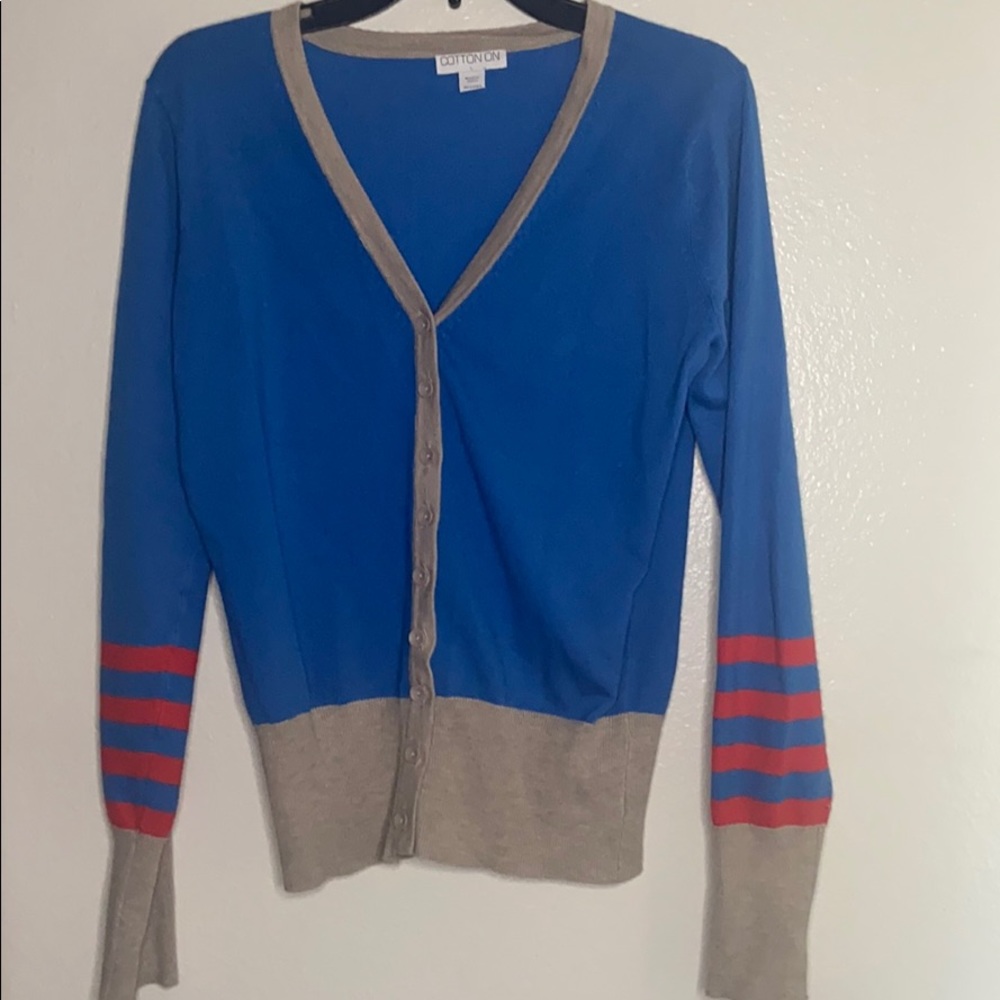Vibrant Blue Cardigan